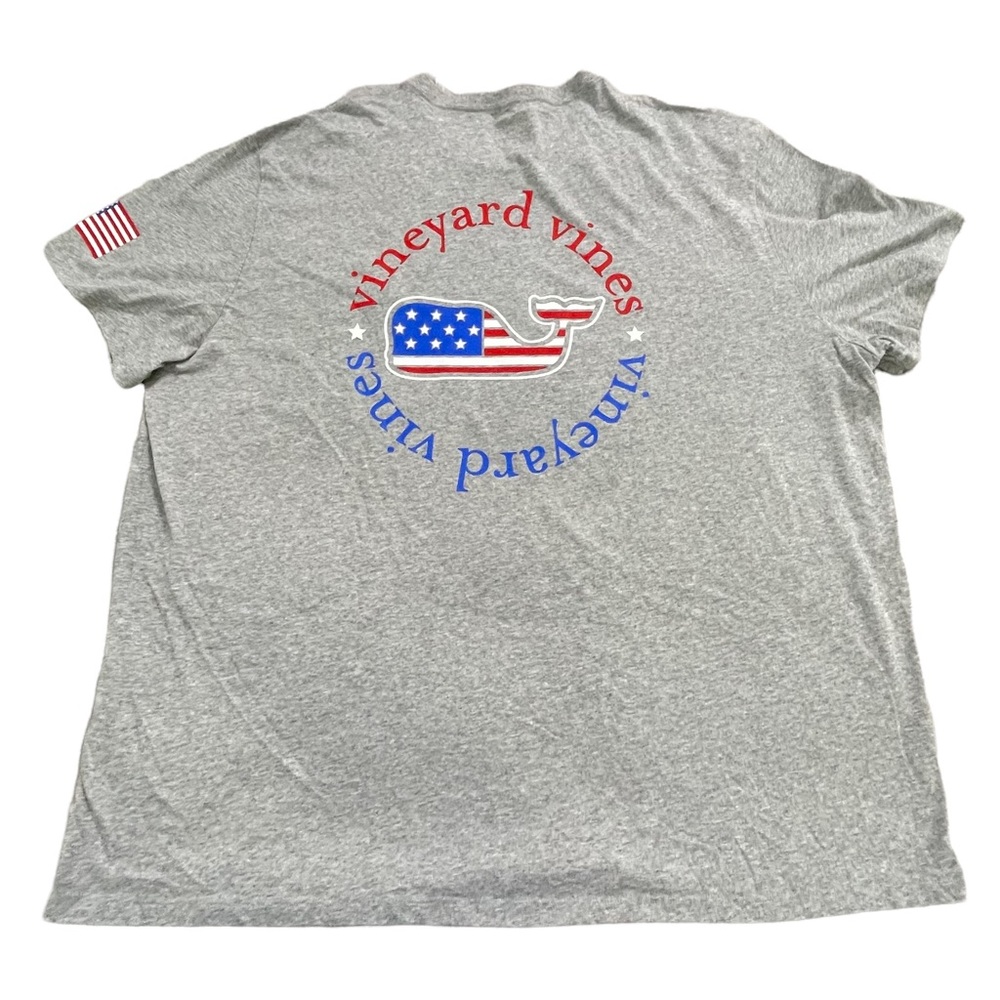 VINEYARD VINES Mens Whale Pocket Tee Logo Flag T-Shirt NWT Big & Tall Size 4XB